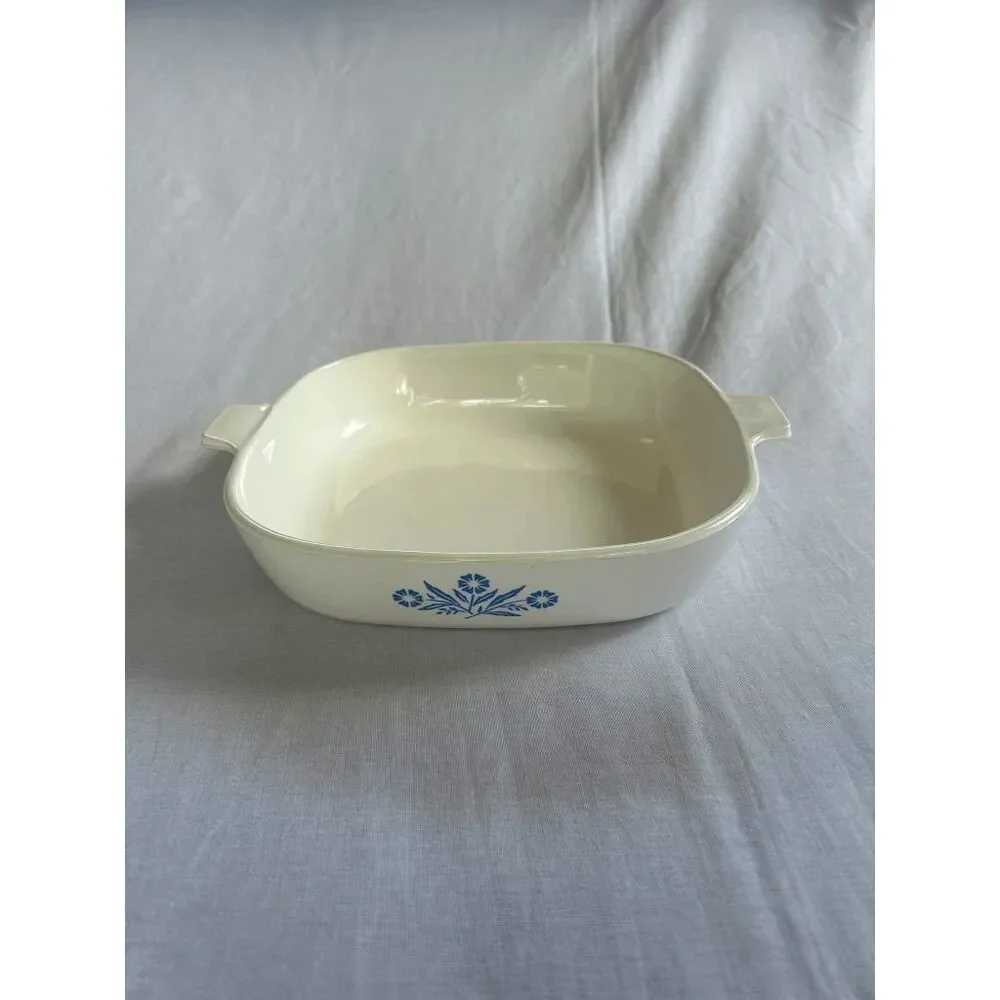 Corning Ware Blue Cornflower 1 Quart Casserole Baking Dish, No Lid